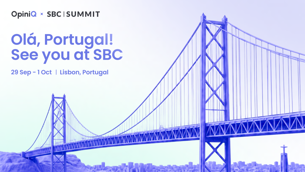 OpiniQ at the SBC Summit in Portugal