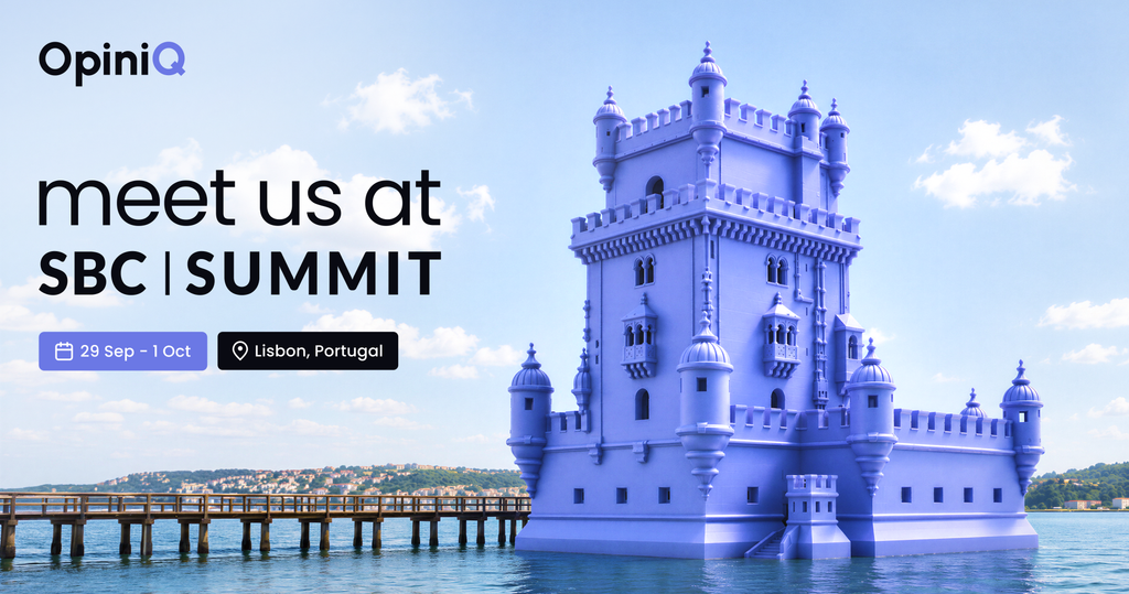 OpiniQ at SBC Summit 2026: Meet Our Team in Lisbon