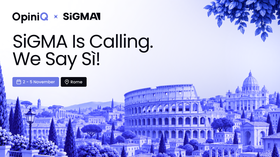 Meet OpiniQ in Rome!